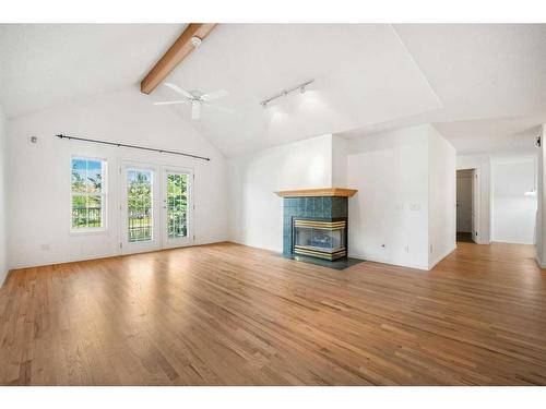 2002 Patterson View Sw, Calgary, AB - Indoor Photo Showing Living Room With Fireplace