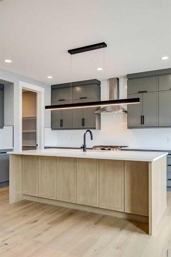 309 Coopersfield Rise Sw, Airdrie, AB - Indoor Photo Showing Kitchen