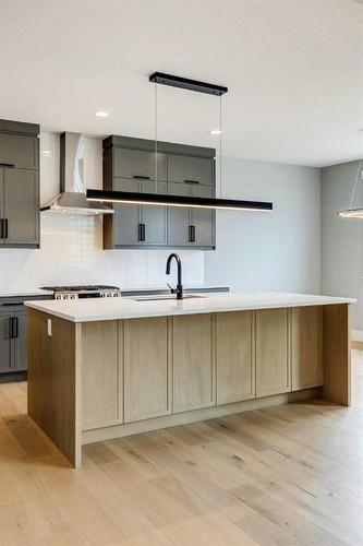 309 Coopersfield Rise Sw, Airdrie, AB - Indoor Photo Showing Kitchen