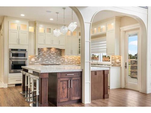 283185 Serenity Place, Rural Rocky View County, AB - Indoor Photo Showing Kitchen With Upgraded Kitchen