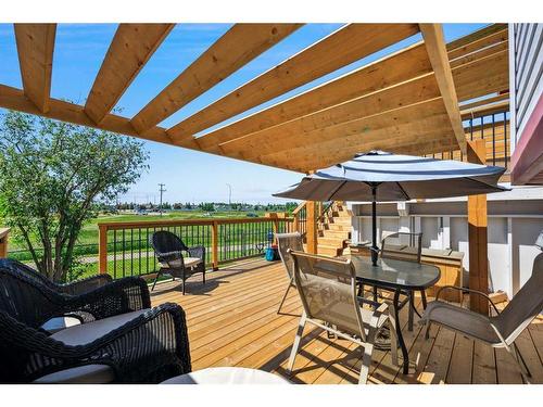 7 Silver Creek Boulevard Nw, Airdrie, AB - Outdoor With Deck Patio Veranda With Exterior