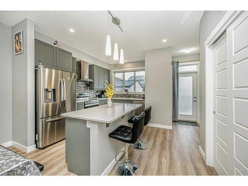 135 Homestead Drive Ne, Calgary, AB - Indoor Photo Showing Kitchen With Upgraded Kitchen