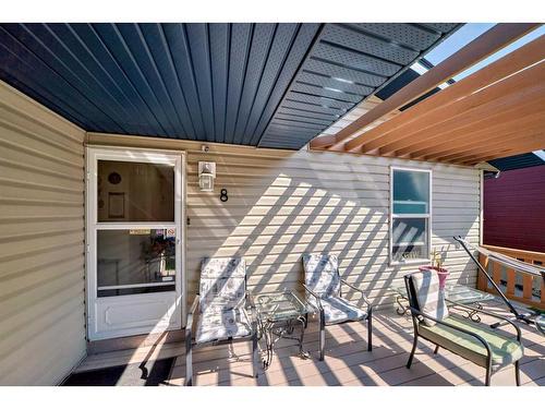 8 Alpine Crescent Se, Airdrie, AB - Outdoor With Deck Patio Veranda With Exterior