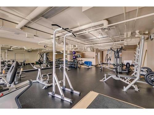 17-133 Rockyledge View Nw, Calgary, AB - Indoor Photo Showing Gym Room