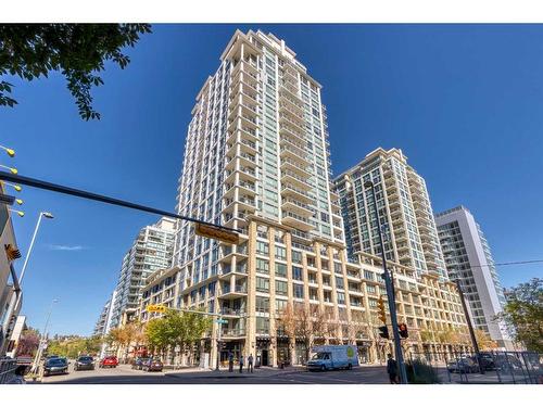 554-222 Riverfront Avenue Sw, Calgary, AB - Outdoor With Balcony With Facade