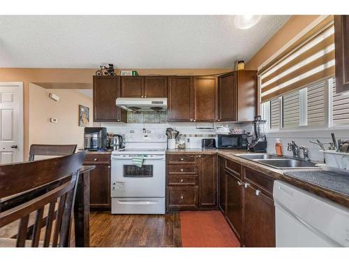 325 Falshire Drive Ne, Calgary, AB - Indoor Photo Showing Kitchen With Double Sink