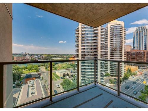 1114-1111 6 Avenue Sw, Calgary, AB - Outdoor With Balcony With View