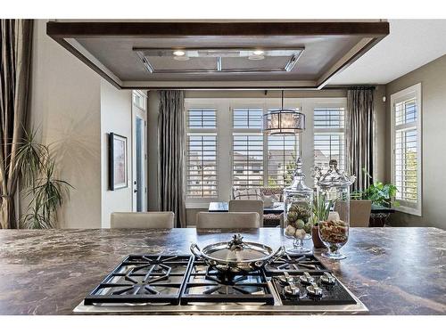 113 Silverado Crest Landing Sw, Calgary, AB - Indoor Photo Showing Dining Room