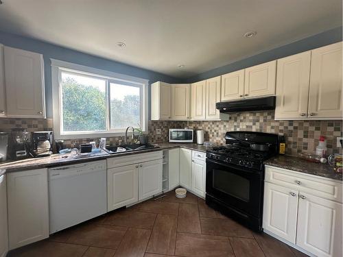 1196 16 Avenue, Didsbury, AB - Indoor Photo Showing Kitchen With Double Sink