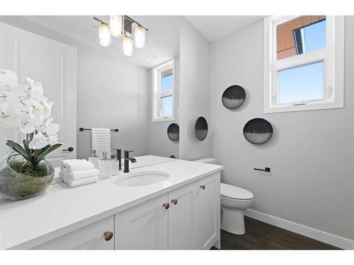 302-180 Marina Cove Se, Calgary, AB - Indoor Photo Showing Bathroom