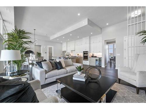 302-180 Marina Cove Se, Calgary, AB - Indoor Photo Showing Living Room