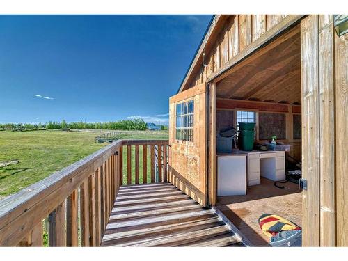 265168 Range Road 44, Rural Rocky View County, AB - Outdoor With Deck Patio Veranda With Exterior