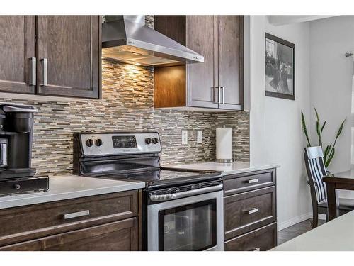 135 Masters Rise Se, Calgary, AB - Indoor Photo Showing Kitchen With Upgraded Kitchen