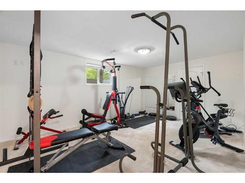 132 Bearspaw Meadows Way Nw, Rural Rocky View County, AB - Indoor Photo Showing Gym Room