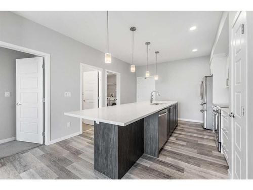 308-4150 Seton Drive Se, Calgary, AB - Indoor Photo Showing Kitchen