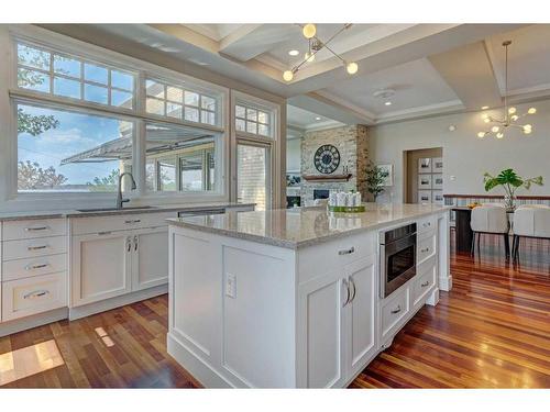 90 Aspen Ridge Way Sw, Calgary, AB - Indoor Photo Showing Kitchen With Upgraded Kitchen