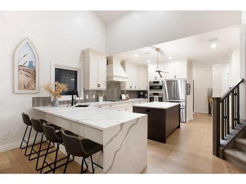 1149 Coopers Drive Sw, Airdrie, AB - Indoor Photo Showing Kitchen With Stainless Steel Kitchen