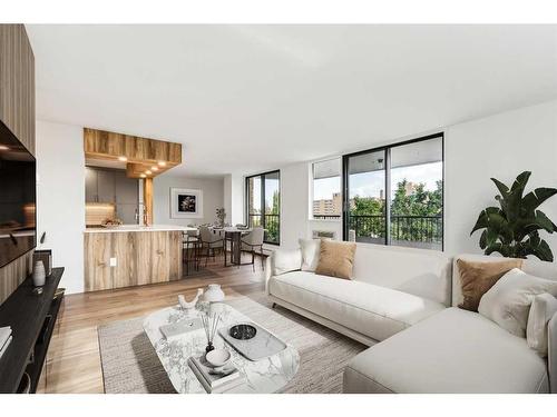 4C-133 25 Avenue Sw, Calgary, AB - Indoor Photo Showing Living Room