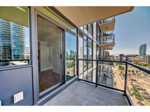 1208-550 Riverfront Avenue Se, Calgary, AB - Outdoor With Balcony With Exterior