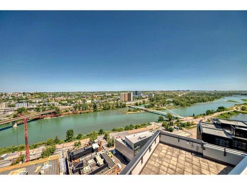 1208-550 Riverfront Avenue Se, Calgary, AB - Outdoor With Body Of Water With View