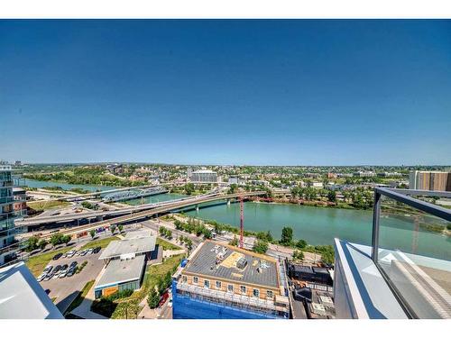 1208-550 Riverfront Avenue Se, Calgary, AB - Outdoor With Body Of Water With View