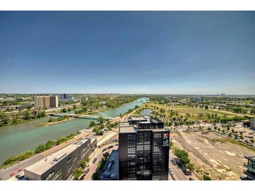 1208-550 Riverfront Avenue Se, Calgary, AB - Outdoor With Body Of Water With View