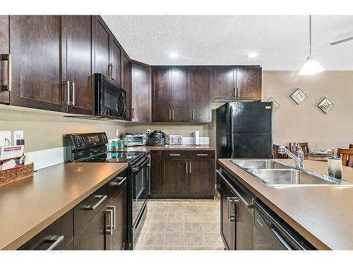 69 Chaparral Valley Gardens Se, Calgary, AB - Indoor Photo Showing Kitchen With Double Sink