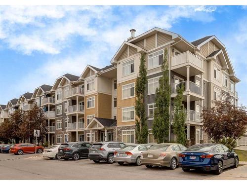 2406-155 Skyview Ranch Way Ne, Calgary, AB - Outdoor With Balcony With Facade