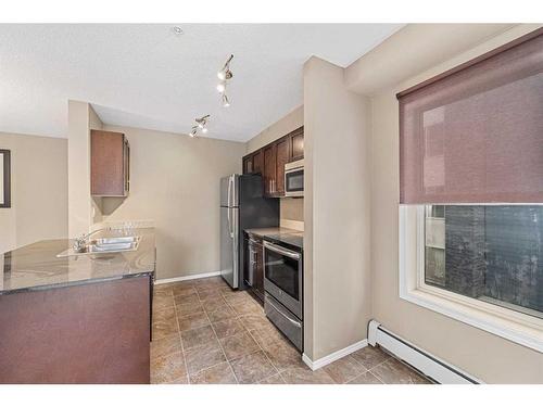 4201-1317 27 Street Se, Calgary, AB - Indoor Photo Showing Kitchen