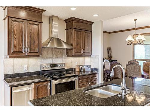 17200 Centre Street Ne, Calgary, AB - Indoor Photo Showing Kitchen With Stainless Steel Kitchen With Double Sink