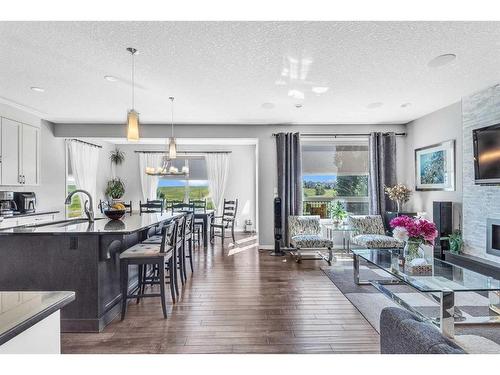 208 Panton Road Nw, Calgary, AB - Indoor With Fireplace