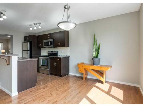 379 Silverado Drive Sw, Calgary, AB - Indoor Photo Showing Kitchen With Stainless Steel Kitchen