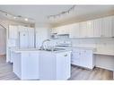 21 Panorama Hills Way Nw, Calgary, AB  - Indoor Photo Showing Kitchen With Double Sink 