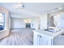 21 Panorama Hills Way Nw, Calgary, AB  - Indoor Photo Showing Kitchen With Fireplace With Double Sink 