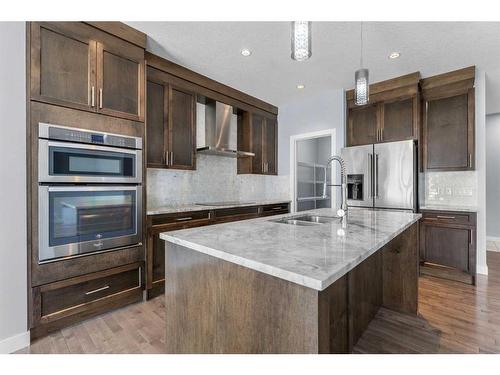74 Nolanhurst Rise Nw, Calgary, AB - Indoor Photo Showing Kitchen With Stainless Steel Kitchen With Upgraded Kitchen
