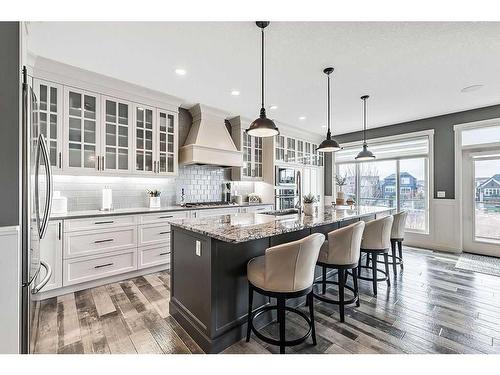 67 Cranbrook Way Se, Calgary, AB - Indoor Photo Showing Kitchen With Upgraded Kitchen