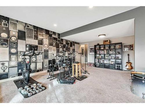 67 Cranbrook Way Se, Calgary, AB - Indoor Photo Showing Gym Room