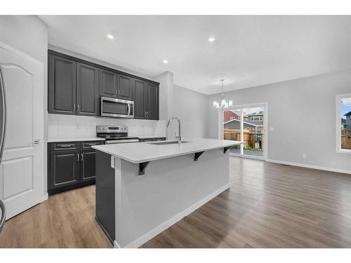 99 Red Embers Terrace Ne, Calgary, AB - Indoor Photo Showing Kitchen With Upgraded Kitchen