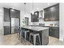 43 Herron Rise Ne, Calgary, AB  - Indoor Photo Showing Kitchen With Stainless Steel Kitchen With Upgraded Kitchen 