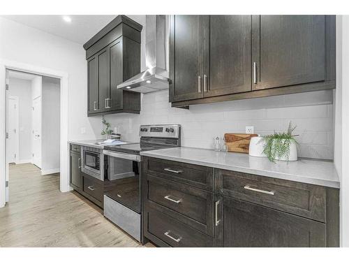 43 Herron Rise Ne, Calgary, AB - Indoor Photo Showing Kitchen With Upgraded Kitchen