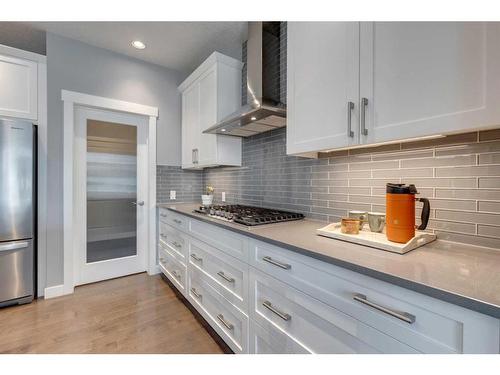 240 Sandpiper Crescent, Chestermere, AB - Indoor Photo Showing Kitchen With Stainless Steel Kitchen With Upgraded Kitchen