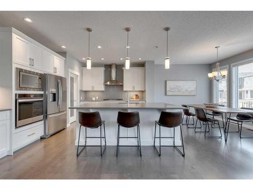 240 Sandpiper Crescent, Chestermere, AB - Indoor Photo Showing Kitchen With Stainless Steel Kitchen With Upgraded Kitchen