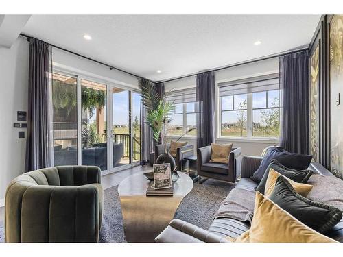 166 Setonstone Green Se, Calgary, AB - Indoor Photo Showing Living Room