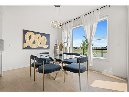 230 Creekside Way Sw, Calgary, AB - Indoor Photo Showing Dining Room