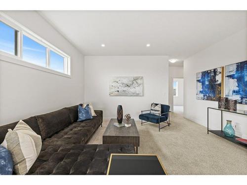 230 Creekside Way Sw, Calgary, AB - Indoor Photo Showing Living Room