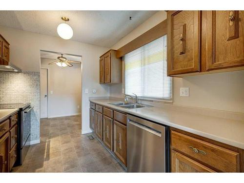 252 Parkside Way Se, Calgary, AB - Indoor Photo Showing Kitchen With Double Sink