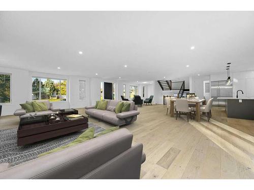 54 Malibou Road Sw, Calgary, AB - Indoor Photo Showing Living Room