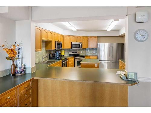 280-223 Tuscany Springs Boulevard Nw, Calgary, AB - Indoor Photo Showing Kitchen