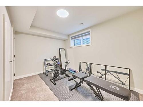 3424 15 Street Sw, Calgary, AB - Indoor Photo Showing Gym Room