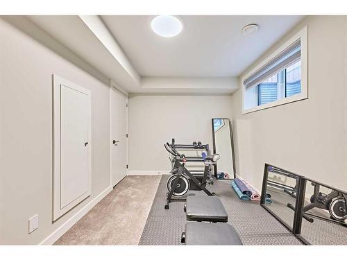 3424 15 Street Sw, Calgary, AB - Indoor Photo Showing Gym Room